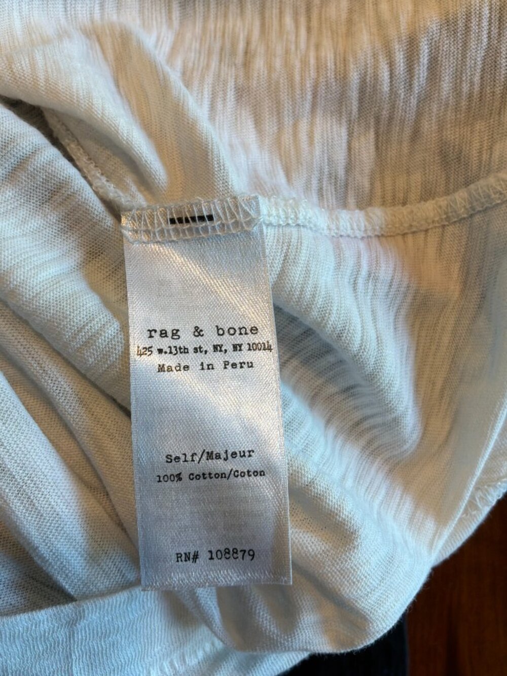 Rag & Bone lightweight 100% cotton geometric pattern tank size small - Picture 6 of 7